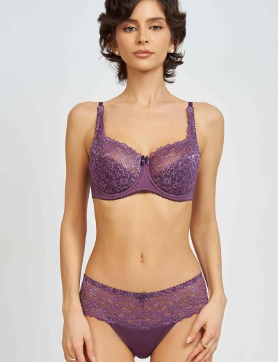 Бюстгальтер полумягкий Simona M 900 гортензия, Цвет: гортензия, Размеры: 80B, изображение 4