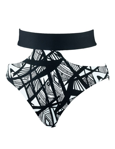 Плавки оригинального кроя UNICONF CBC202 V1 GRAPHICAL MOOD, Цвет: черно-белый, Размеры: L, изображение 3