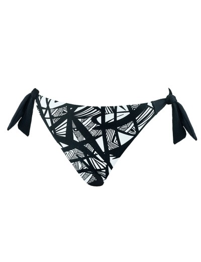 Плавки слипы на завязках UNICONF CBC204 V1 GRAPHICAL MOOD, Цвет: черно-белый, Размеры: S, изображение 3