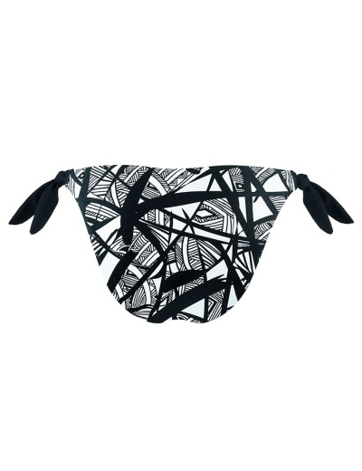 Плавки слипы на завязках UNICONF CBC204 V1 GRAPHICAL MOOD, Цвет: черно-белый, Размеры: S, изображение 4