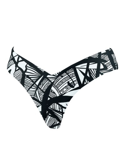 Плавки «галочка» UNICONF CBC206 V1 GRAPHICAL MOOD, Цвет: черно-белый, Размеры: L, изображение 3