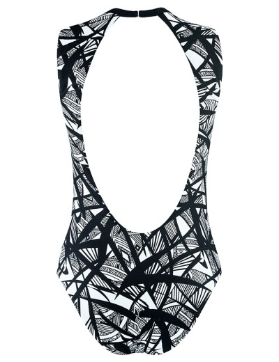 Закрытый купальник UNICONF CBI211 V1 GRAPHICAL MOOD, Цвет: черно-белый, Размеры: L, изображение 4
