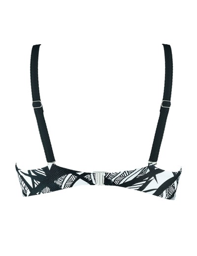 Верх купальника балконет UNICONF CBS205 V1 GRAPHICAL MOOD, Цвет: черно-белый, Размеры: 70B, изображение 3