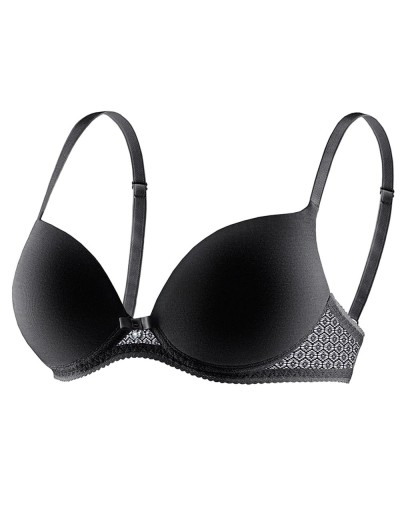 Бюстгальтер балконет пуш-ап UNICONF SN35 черный, Цвет: черный, Размеры: 70C, изображение 2