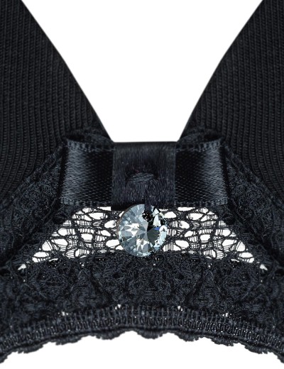 Бюстгальтер балконет пуш-ап UNICONF SN35 черный, Цвет: черный, Размеры: 70C, изображение 4