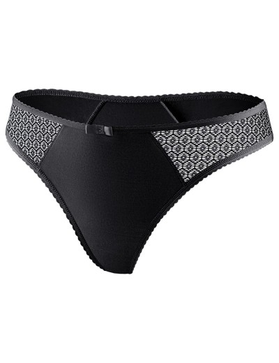 Трусы стринги UNICONF TF125 черный, Цвет: черный, Размеры: XS, изображение 2