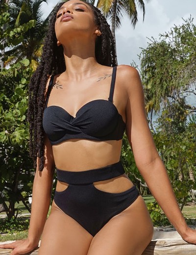 Верх купальника бандо UNICONF CBS242 SPIRIT OF COLOURS negro, Цвет: черный, Размеры: 70B, изображение 2