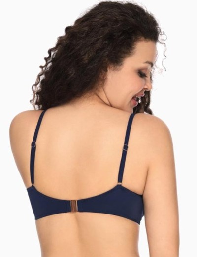 Мягкий купальный лиф Ava SK138/1 M atramento, Цвет: чернильный, Размеры: 80E, изображение 2