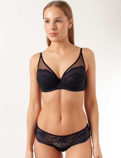 Бюстгальтер с мягкой чашкой Coquette Revue DOLCE 81095B, Цвет: синий, Размеры: 70C, изображение 2