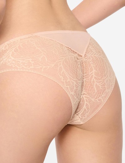 Кружевные трусы слипы Esotiq 39495 SELAH светло-бежевый, Цвет: светло-бежевый, Размеры: L, изображение 2