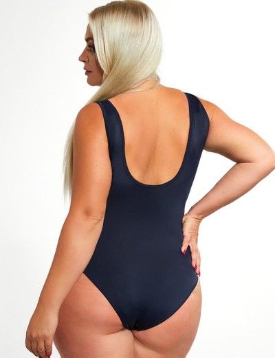 Закрытый купальник Kris Line BLUE MARE body soft roma, Цвет: темно-синий, Размеры: 100G, изображение 2