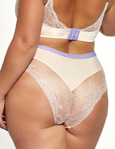 Трусы слипы высокие Kris Line LOLI POP high waist, Цвет: лаванда, Размеры: L, изображение 2