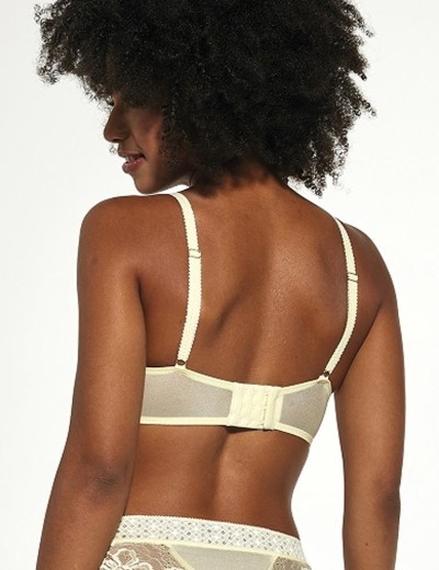 Бюстгальтер супер пуш-ап без косточек Kris Line SUNSHINE smart monocup, Цвет: банановый, Размеры: 60G, изображение 2