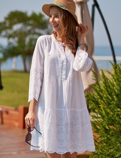 Пляжная туника Mia-Amore CALIFORNIA 1588, Цвет: белый, Размеры: S, изображение 3