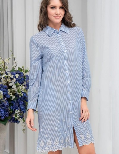 Рубашка-платье Mia-Amore NIZZA 6717, Цвет: голубой, Размеры: S, изображение 3