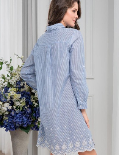 Рубашка-платье Mia-Amore NIZZA 6717, Цвет: голубой, Размеры: S, изображение 2