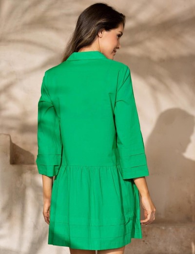 Туника из хлопка Mia-Amore ROCHELLE 1610 изумрудный, Цвет: изумрудный, Размеры: 2XL, изображение 2