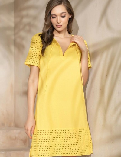 Туника хлопковая Mia-Amore ROCHELLE 1615 лимонный, Цвет: лимонный, Размеры: L/XL, изображение 4