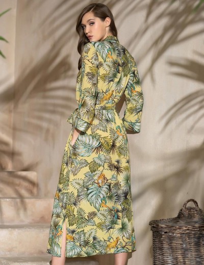 Длинное платье-рубашка Mia-Amore SAFARY 1807, Цвет: cафари, Размеры: M, изображение 2