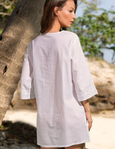 Пляжная туника Mia-Amore SANTA-MONICA 6880, Цвет: белый, Размеры: M, изображение 2