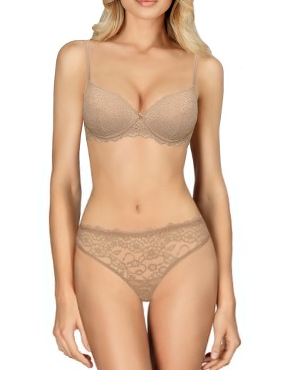 Кружевные трусики стринги Sielei ALLURE 2673 cipria, Цвет: cipria (телесный), Размеры: M, изображение 4 Кружевные трусики стринги Sielei ALLURE 2673 cipria, Цвет: cipria (телесный), Размеры: M, изображение 4