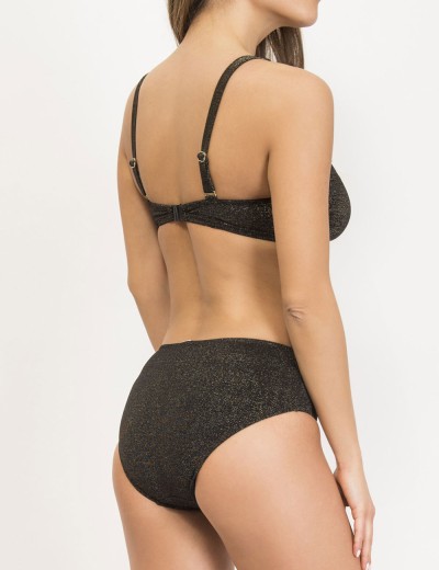 Раздельный купальник с мягкой чашкой Sielei BR82 nero, Цвет: nero (черный), Размеры: 85D, изображение 2