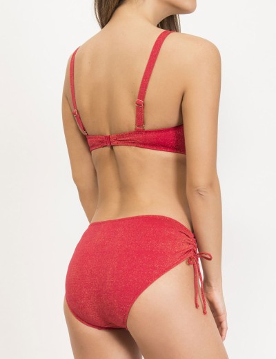 Раздельный купальник с мягкой чашкой Sielei BR93 rosso, Цвет: rosso (красный), Размеры: 90D, изображение 3