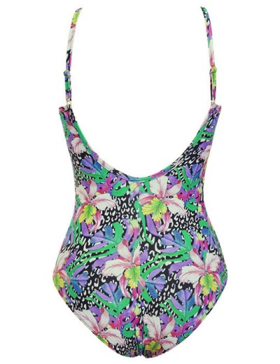 Совместный купальник с мягкой чашкой Sielei GL51 nero, Цвет: nero (черный), Размеры: 80B, изображение 3