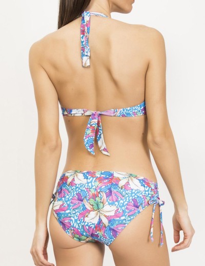 Купальник халтер с регулируемыми плавками Sielei GL73 turchese, Цвет: turchese (бирюзовый), Размеры: 90D, изображение 2