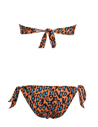 Мягкий купальник бандо Sielei HI55+HI62 arancio, Цвет: arancio (оранж), Размеры: 75B, изображение 5