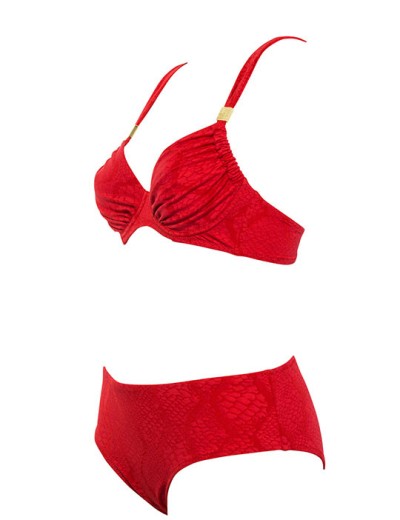 Раздельный купальник с мягкой чашкой Sielei JQ53+JQ68 rosso, Цвет: rosso (красный), Размеры: 90D, изображение 7 Раздельный купальник с мягкой чашкой Sielei JQ53+JQ68 rosso, Цвет: rosso (красный), Размеры: 90D, изображение 7
