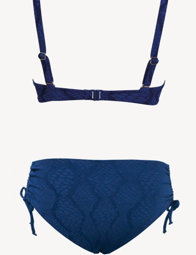 Купальник с формованной чашкой Sielei JQ59+JQ69 blu, Цвет: blu (синий), Размеры: 100B, изображение 3