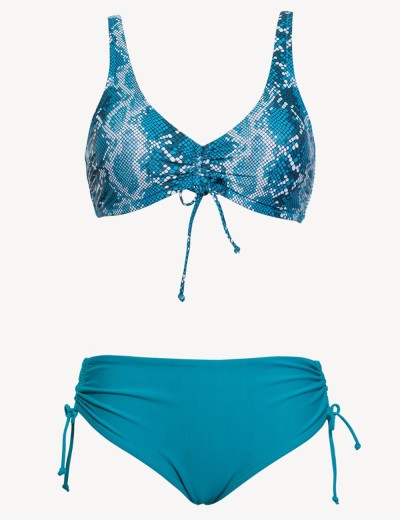 Купальник мягкий без косточек Sielei LD92 ottanio, Цвет: ottanio (голубой), Размеры: 95C, изображение 4