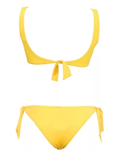 Мягкий купальник с топом Sielei NS50+NS62 giallo, Цвет: giallo (желтый), Размеры: 90B, изображение 3