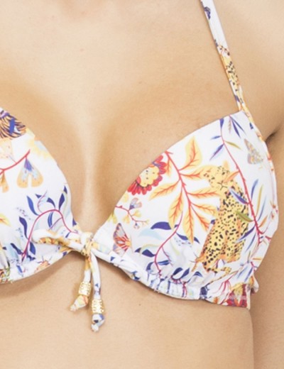 Раздельный купальник с формованной чашкой Sielei AR24 bianco, Цвет: bianco (белый), Размеры: 90C, изображение 3