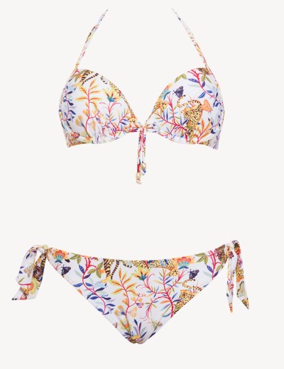 Раздельный купальник с формованной чашкой Sielei AR24 bianco, Цвет: bianco (белый), Размеры: 90C, изображение 4