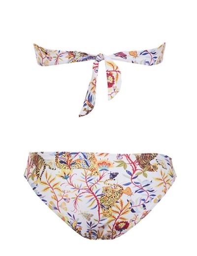 Купальник бандо с мягкой чашкой Sielei AR35 bianco, Цвет: bianco, Размеры: 90B, изображение 7