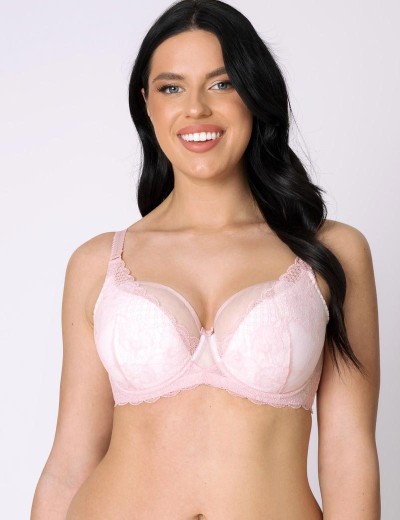 Бюстгальтер полумягкий Subtille FLORES semi-soft, Цвет: пудровый, Размеры: 75E, изображение 2