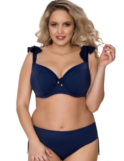 Верх купальника с мягкой чашкой Akcent AN217 M, Цвет: темно-синий, Размеры: 80E, изображение 2