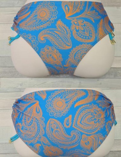 Плавки женские с регулировкой бока Akcent AN236, Цвет: голубой, Размеры: M, изображение 2