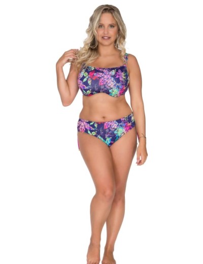 Плавки женские с регулировкой бока Akcent AN239, Цвет: фиолетовый, Размеры: M, изображение 3