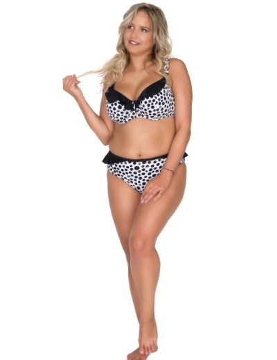 Мягкий купальный лиф Akcent AN243 M, Цвет: черно-белый, Размеры: 85C, изображение 3