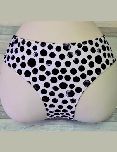 Плавки женские классические Akcent AN243, Цвет: черно-белый, Размеры: 5XL, изображение 2