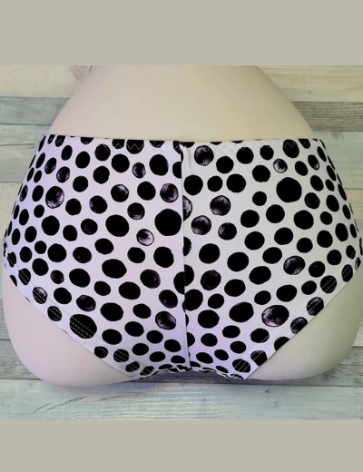 Плавки женские классические Akcent AN243, Цвет: черно-белый, Размеры: 5XL, изображение 3