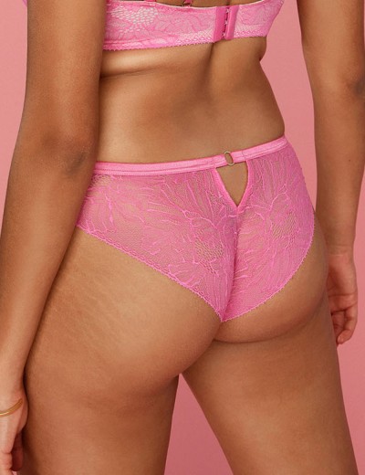 Кружевные трусы бразилиана Alles ARUBA BRAZYLIANY, Цвет: розовый, Размеры: XL, изображение 2