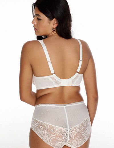 Мягкий бюстгальтер бралетт Alles FIORE M BRALETTE, Цвет: экрю, Размеры: 95G, изображение 5