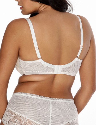 Бюстгальтер балконет Alles FIORE U/W, Цвет: экрю, Размеры: 70E, изображение 2