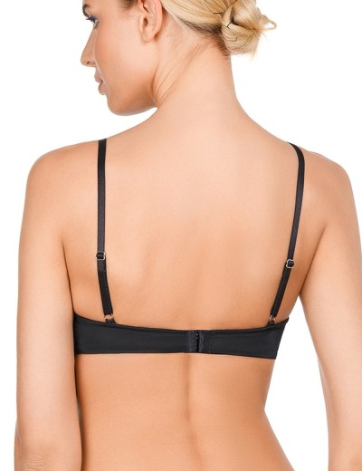 Бескаркасный бюстгальтер пуш-ап Amelie MILLA 2019 черный new, Цвет: черный, Размеры: 80C, изображение 3