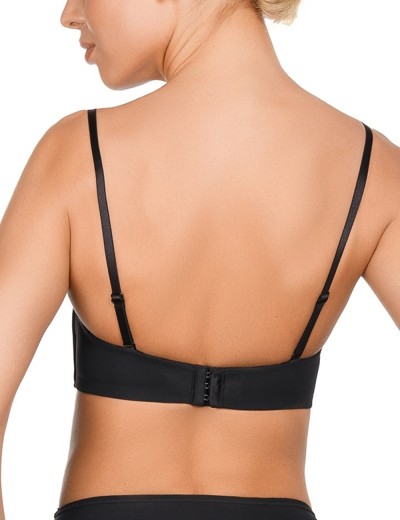 Бескостный бюстгальтер планж пуш-ап Amelie MILLA 2020 черный new, Цвет: черный, Размеры: 75A, изображение 3