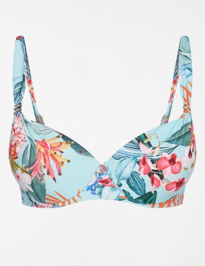 Бюстгальтер купальный с пуш-ап Esotiq 39665 BOUNTY, Цвет: мульти, Размеры: 80E/85D, изображение 4